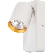 Milagro Applique Andy 1Xgu10 blanc + or Spots de plafond Applique