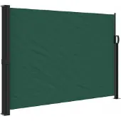 Syfax Auvent latéral rétractable vert foncé 140x600 cm