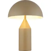 Globo Lampe de table design Atoma brun sable
