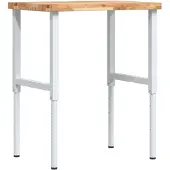 vidaXL Établi 80x60x(73-99,5) cm Bois massif Acacia Rectangulaire