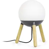 Faro Lampe de table Mine blanc, gris foncé - Reddot Award 2018