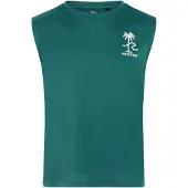 Protest Canwood Sleeveless Rash Guard Vert,Bleu S Homme