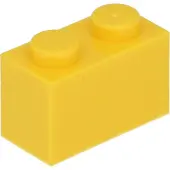 LEGO 100 pièces 3004 Brick 1x2 Part Basic Bricks 100 Jaune