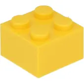 LEGO Briques 2x2 Jaune - 3003 NOUVEAU Quantité 500x