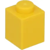 LEGO 50x pierre 1x1, jaune