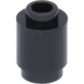 LEGO brique ronde 1x1 schwarz