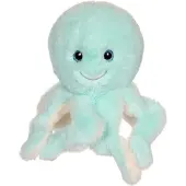 GIPSY TOYS Peluche pieuvre - bleu, 32 cm