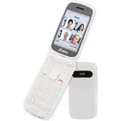 Olympia PRIMUS - Téléphone de service - double SIM - microSD slot - Écran LCD - blanc