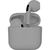 Akai Écouteurs Bluetooth sans fil Air Buds Ultra Slim, couleur argent