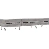 Syfax Meuble TV sonoma gris 150x36x30 cm bois d'ingénierie