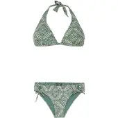 Protest Sugar Halter Bikini Vert S / C Femme