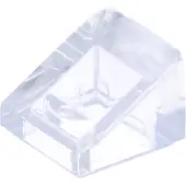 LEGO : 100x briques inclinées/Slope en transparent