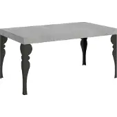 Itamoby Table Extensible 90X160/420 Cm Paxon Cemento Structure Anthracite