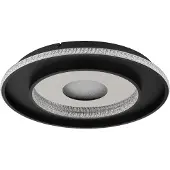 Globo Lighting Plafonnier métal noir mat, LED