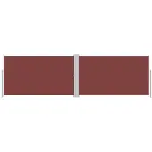 Syfax Auvent latéral rétractable Marron 180x600 cm