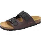 Brinkmann : Chaussures de ville pour hommes, chaussons, sandales, couleur marron, style décontracté
