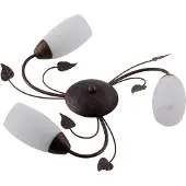 Nowa plafonnier métal rouillé, 3x E14