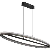 Globo Lighting Lampe à suspendre métal noir mat, LED