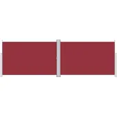 Syfax Auvent latéral rétractable Rouge 200x600 cm