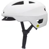Bern Casque de vélo ajustable Major MIPS urban avec visière blanc M