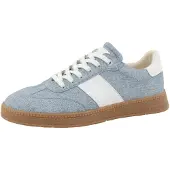 Tom Tailor Baskets basses bleu-gris / blanc