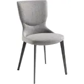 Angel Cerdá chaise en tissu gris 4131