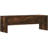 Sonstiges Meuble TV chêne fumé 120x40x40 cm bois d'ingénierie