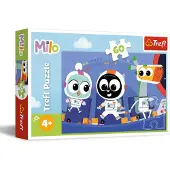 Trefl Puzzle 60 Czas Po Milo/Dea Planeta MILO 17398