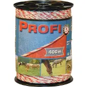Kerbl Fil Profi 6x0,30 Tric 200m Blanc/rouge