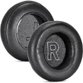 INF Coussinets d'oreille en peau d'agneau noire pour B&O Beoplay H9 - pack de 2