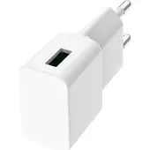 Grab 'n GO , chargeur secteur USB-A ultra-rapide 15W 3A compact, blanc