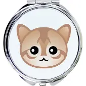 Art-Dog Miroir de poche Singapura de la marque