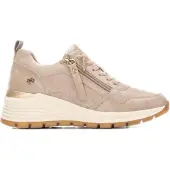 Refresh pour femme. 17293802-CAMEL Baskets 172938 marron (40), 1 à 3 cm, Lacets, Fermeture éclair, Casuel