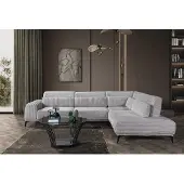 AEA Stilvolles Ecksofa L-Form Luxus Wohhnzimmer Wohnlandschaft Sofas Couchen