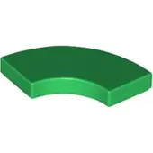 LEGO 2x2 carreaux coin rond 27925 - 100 pièces vert