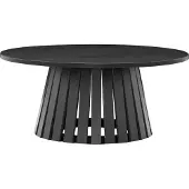 Happy Garden Table basse ronde 80cm style scandinave noire LIV