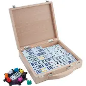 Coppens Mexican Train Double 12 caisse en bois