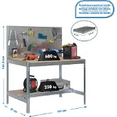 Simonwork (bancos De Trabajo) Établi Bt2 1445x1510x610 Mm