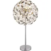 Globo Lighting Lampe de table en métal chromé, 8 ampoules LED G9