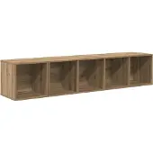 Syfax Ensemble de meubles TV 2 pcs Chêne artisanal Bois d'ingénierie