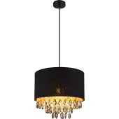 Globo Lighting Lampe à suspendre métal noir mat, 1x E27