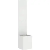 Syfax Écran de confidentialité de jardin Fretwork Blanc 32 x 150 cm