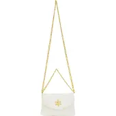 NAEMI Sac à bandoulière or / blanc naturel
