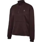 Hummel Hmlyoga Soft Halfzip W Jacket - fudge, Taille:XS
