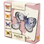 Mama Maluje Puzzle 4 pièces Papillons