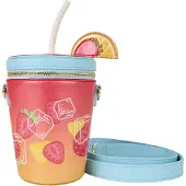 Loungefly Torebka Crossbody z motywem tropikalnego drinka 23x8x17 cm