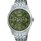 Casio Mtpe340d3avdf 42mm 5atm Quartz Analogical Watch Argenté Homme