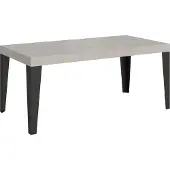 Itamoby Table Extensible 180/284X90 Cm Pieds Anthracite Cachemire Flame