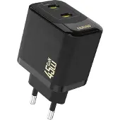 Dudao A28PEU Adapter 45Watt 2xUSB-C Sort