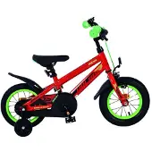 Volare Vélo enfant Rocky - Garçons - 12 pouces - Rouge